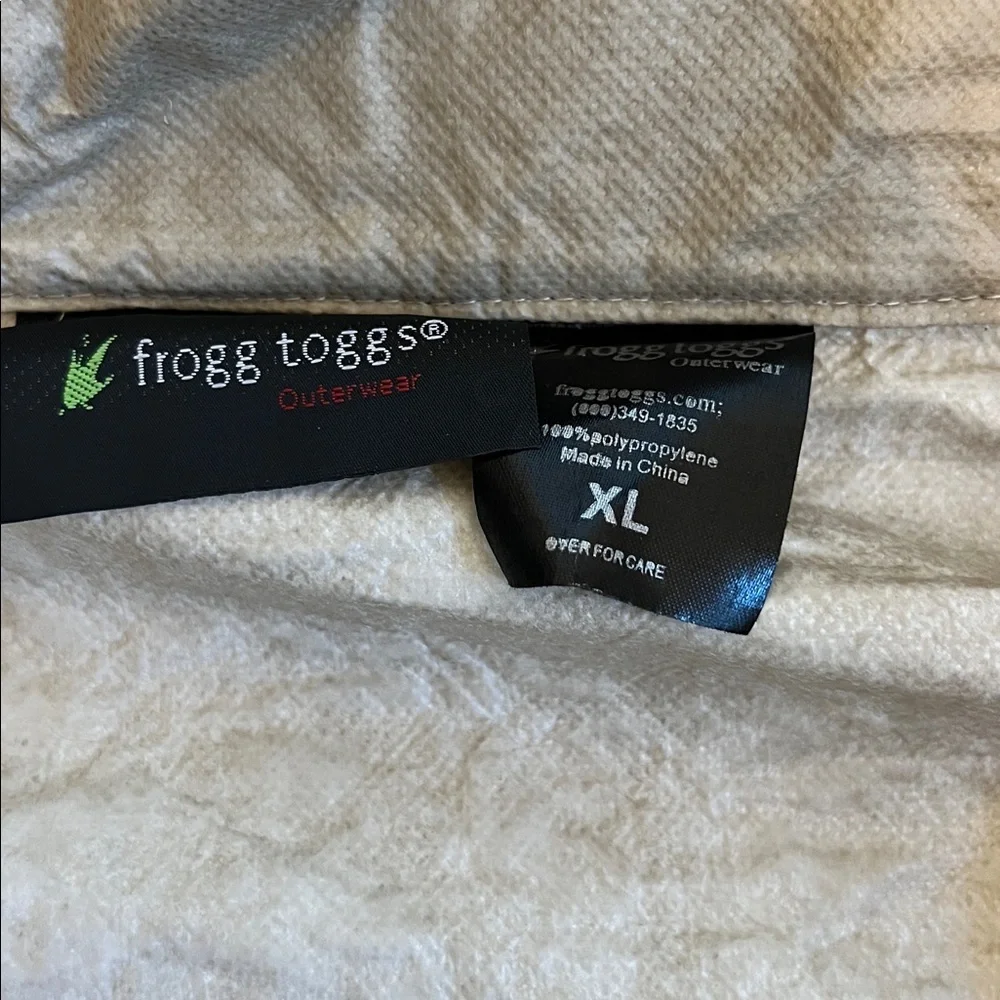 Frogg Toggs Tan Hooded Jacket